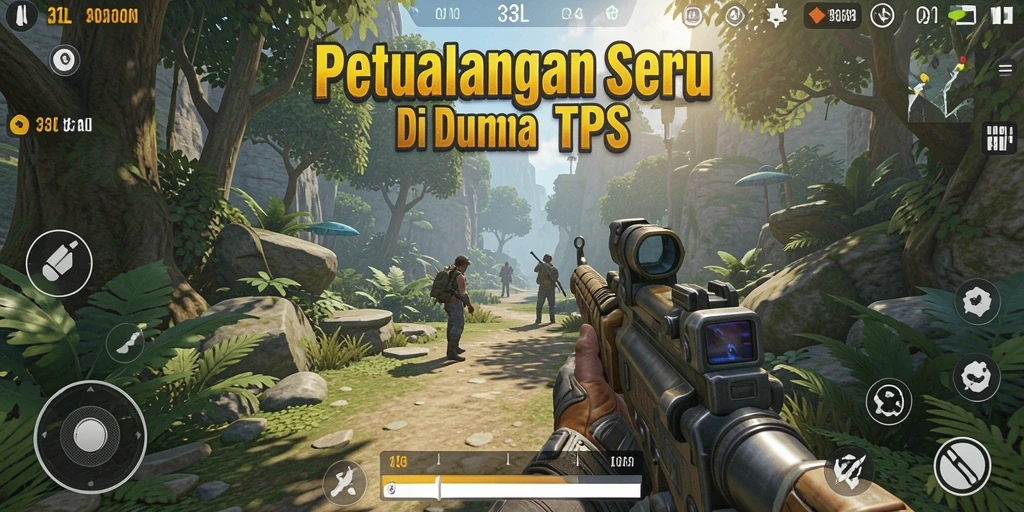 Gameplay 33L menampilkan pertempuran seru dan strategis.