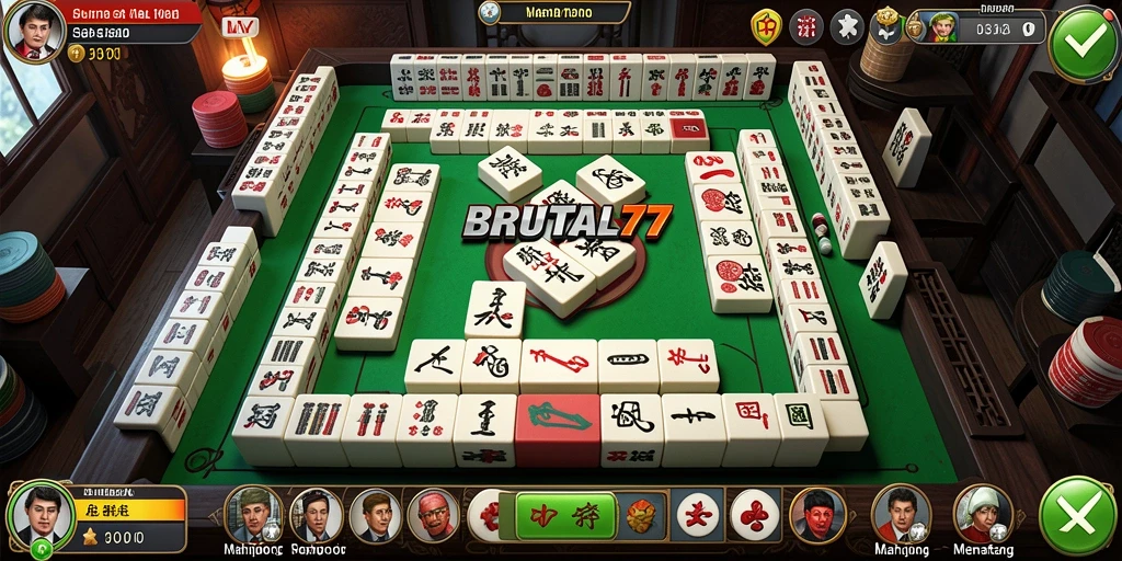Tampilan gameplay seru dan menantang di BRUTAL77.