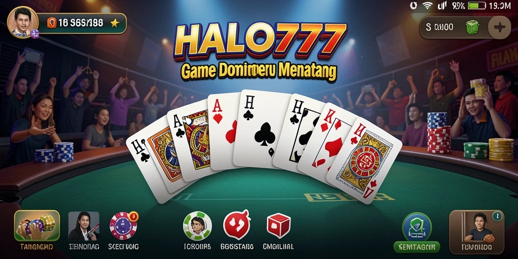 Tampilan gameplay seru dan kompetitif HALO777.