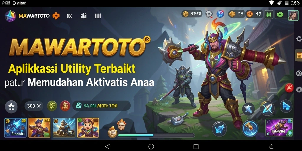 Tampilan antarmuka MAWARTOTO yang intuitif dan menarik.