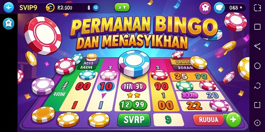 Tampilan menarik dari gameplay Bingo di SVIP9.